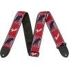 Fender 2'' Monogrammed Gitarový pás Red/White/Blue