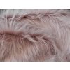 Umelá kožušina, púdrová, 90 mm vlas metráž: min. 0,2 bm
