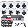8CH 5MPx AHD kamerový set CCTV EONBOOM 8D - DVR s LAN a 8x vonkajšia dome kamera