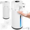 Bezdotykový automatický LCD dávkovač mydla 420 ml - biely