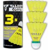 Badmintonové míčky TALBOT TORRO Tech 350 Slow 3 ks - žluté