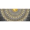 Fototapeta - PA5043 - Zlatá mandala - sivý podklad Vliesová fototap. - 250cm x 104cm