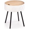 Halmar Konferenčný stolík AURA 45x38 cm biela/čierna/béžová HA0018 + záruka 3 roky zadarmo + záruka 3 roky zadarmo