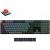 Mechanická klávesnica Keychron K5 QMK V2 - Hot-Swappable / červená