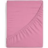 Matějovský Plachta Napínacie prestieradlo na posteľ - svetloružový džersej 60/120/15 60x120x15 ružová