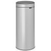 BRABANTIA Touch Bin 30 l sivý - odpadkový kôš z nehrdzavejúcej ocele