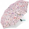 UNITED COLORS OF BENETTON Benetton dáždnik Skladací automatický Ružový Mini 28cm/95cm