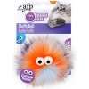 AFP hračka pre mačky Fluffy Furry Ball s kocúrnikom 9,5 cm