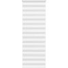 Roleta zebra, biela, šírka tkaniny 65,9 cm, polyester