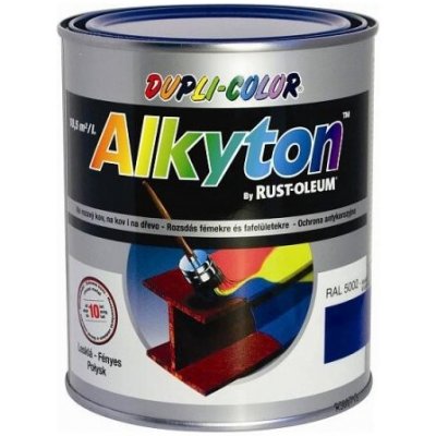 Rust Oleum Alkyton lesklá farba na hrdzu 2v1 750 ml 8017 hnedá čokoládová