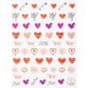 Samolepiace Valentínske Nálepky na Nechty CA858