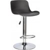 Nábytek Pegas Barová stolička Inge černá/ chromová