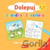Dolepuj 3 rozdiely zošit s kravičkou a samolepky