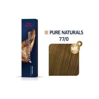Wella Professionals Koleston Perfect Me+ Pure Naturals profesionálna permanentná farba na vlasy 77/0 60 ml