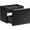 Comad Santa Fe Black skrinka 60x46x45.6 cm závesná kúpeľňová skrinka pod umývadlo čierna SANTA FE BLACK 82-60-B-2S