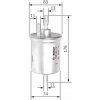 Palivový filter BOSCH F 026 403 012