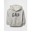 GAP Baby mikina s logom Sivá 4YRS Sivá Sivá