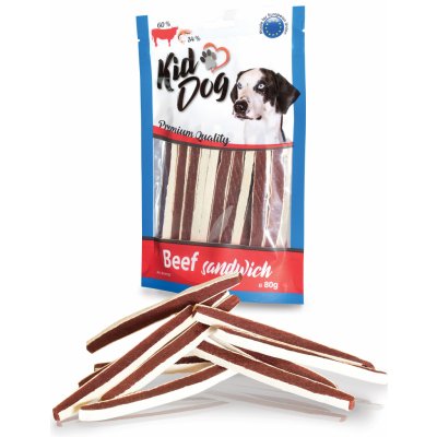 Kid Dog KD Hovädzí sendvic s treskou 80 g