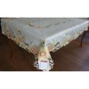 Obrus biely so žltými kvetmi Šírka 150 cm | Dĺžka 260 cm biela