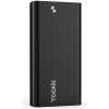DeTech Prenosná batéria Yookie YO9, 20 000 mAh, čierna