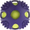 Hračka pre psy gumová tenisová loptička 2v1 - 1 kus Ø 10 cm