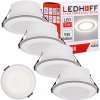 Stropné LED svietidlo 4x SPOT biele neutrálne svetlo 5W 8cm