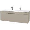 Dreja Umývadlová skrinka ASTON SZZ 120 - M05 Béžová mat / Úchytka T07 / M05 Béžová mat