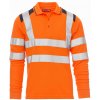 Payper GUARD+WINTER Reflexná polokošela oranžová/tmavomodrá 2XL