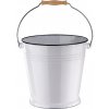 Dema 15147D Smaltované vedro na vodu 10 l biele