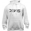 DEV1S Mikina unisex, biela, veľkosť S
