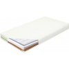 Detský matrac New Baby CLASSY 120x60x11 cm pohánka-molitan-kokos Aloe Vera - Biela