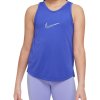 Dievčenské tričká Nike Dri-Fit One Training Tank - lapis/light thistle - Modrý (XS)