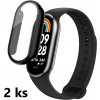 2ks Ochranný kryt pre Xiaomi Smart Band 8 - Čierny MBSCZ-3DKRYTCE28