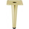 Nábytková nožička FS020, zlatá brúsená 150mm