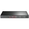 TP-LINK TL-SL1226P / 26-port Switch / 24-Port 10|100Mbps PoE+ / 2 Gigabit RJ45 / 2 Combo SFP Slots (TL-SL1226P)