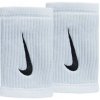 Nike Dri-Fit Reveal Double-Wide Wristbands - white/cool grey/black