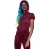 mikina s kapucňou KILLSTAR Dee-Lux Velvet Čierna