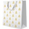 Darčeková taška PAW premium Christmas Tree Check, veľká