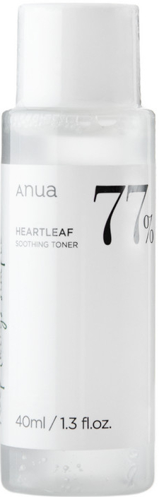 Anua Heartleaf 77% Soothing Toner Mini upokojujúce tonikum 40 ml