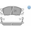 Sada brzdových platničiek kotúčovej brzdy MEYLE 025 246 4815/W