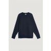 MIKINA GANT TEXTURE HERRINGBONE RIB C-NECK EVENING BLUE