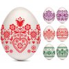 Dekoračná fólia na vajíčka 12 ks - folklórna farebná