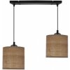 Candellux Legno závesné svietidlo 2x40 W čierna-béžová 32-18328