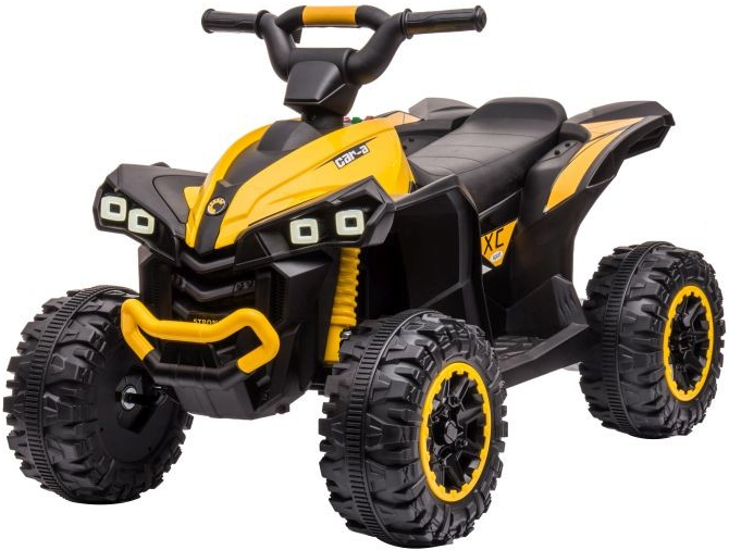 mamido Detská elektrická štvorkolka XC-sport 2x45W žltá