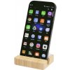 Algol stojan na telefón a antistresová hračka z recyklovaného plastu s bambusovými detailmi - Drevo