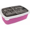 MuchoWow® Lunchbox BČervenázeit BČervenádose 17x11 cm Bar - Alkohol - Liehoviny - Zátišie Deti BČervenázeitdose - Obedový box - Box na chlieb - Box na sendviče