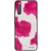 Picasee silikónový čierny obal pre Sony Xperia 10 II - Pink Moo