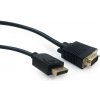 Gembird kábel DisplayPort (M) na VGA (M), 1.8 m, čierny CCP-DPM-VGAM-6