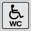 Nalepovacia tabuľka na dvere - WC invalidé