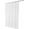 VEVOR Panelové záclony Biele 4 panely 116-218 cm z polyesterovej tkaniny
